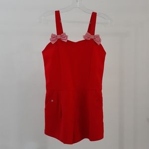 Janie & Jack Red Romper